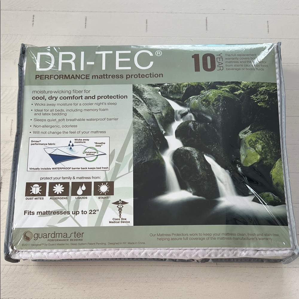 Dri-Tec Guardmaster Mattress Protector Cover Twin